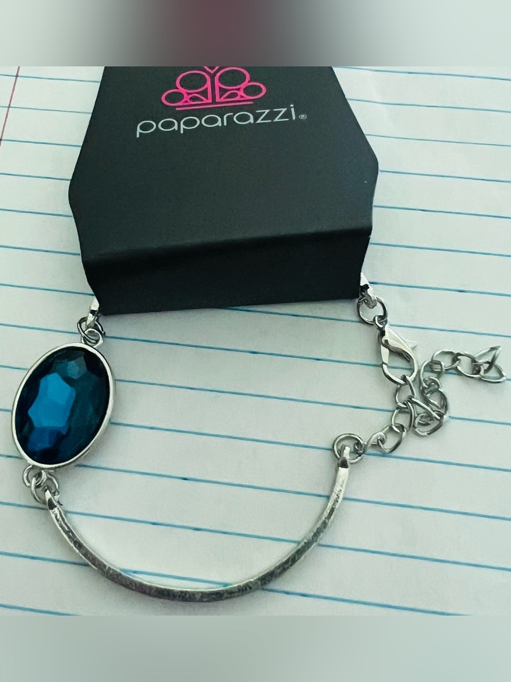 Paparazzi Blue Earrings/Bracelet Set - Picture 4 of 5